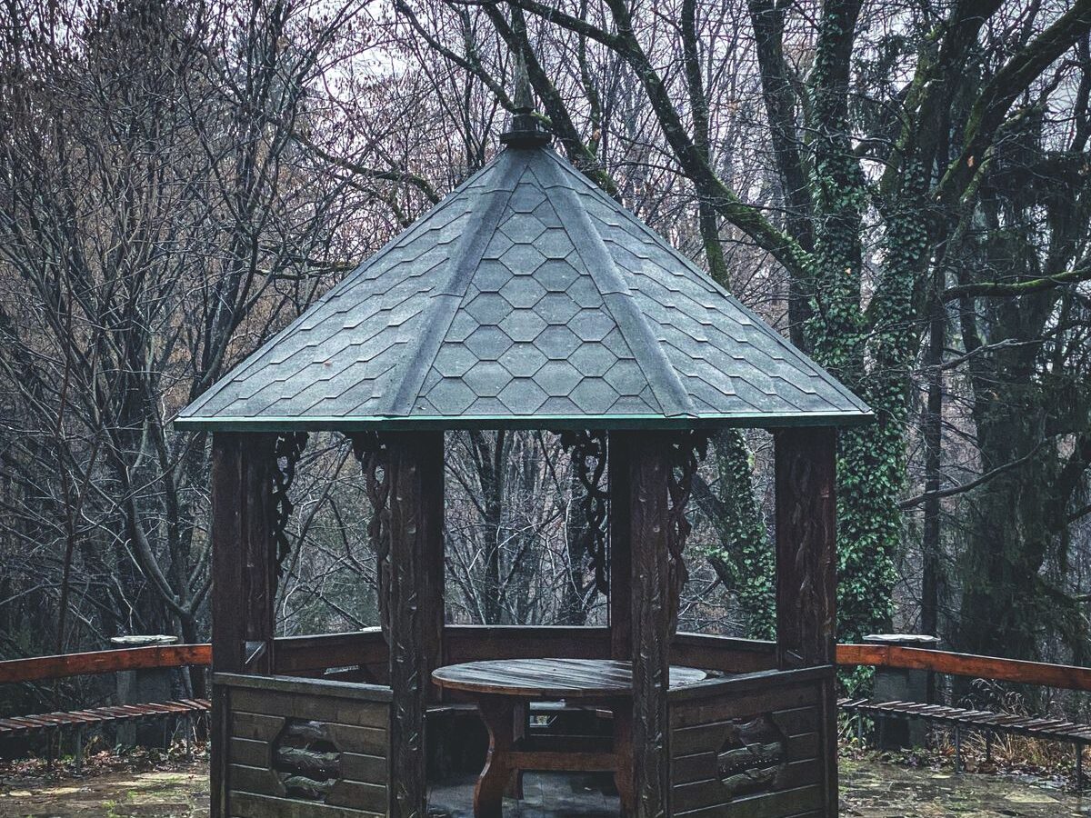Pavillon-Demontage